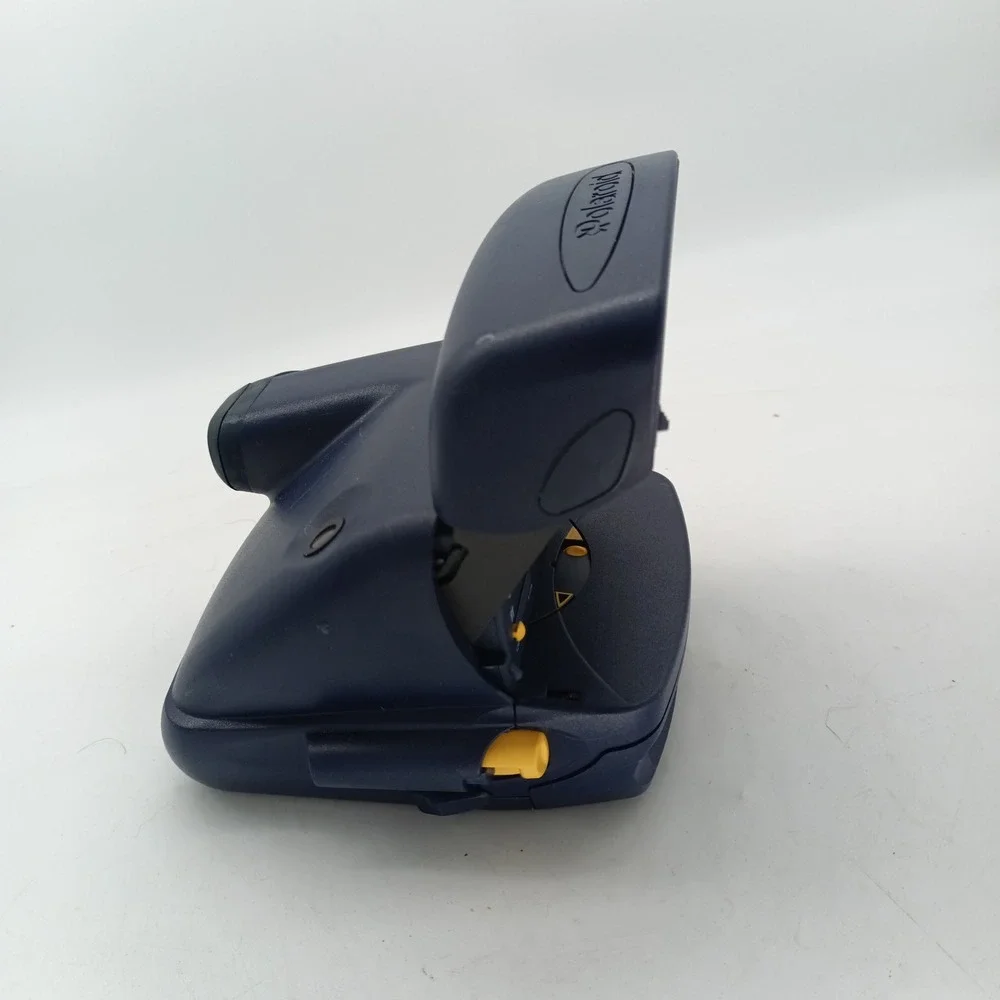 Polaroid 600 OneStep Express Instant Film Camera Navy Blue Yellow Accents a2